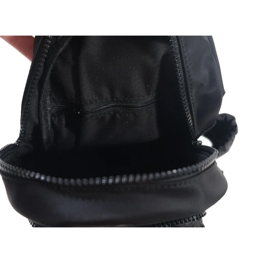 Malibu Skye Crossbody Bag Womens OS Black Casey Nylon Sling Vegan PETA Approved
